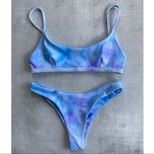 KOANA Swim Gemma Set - Tie Dye Galaxy - Small NWOT